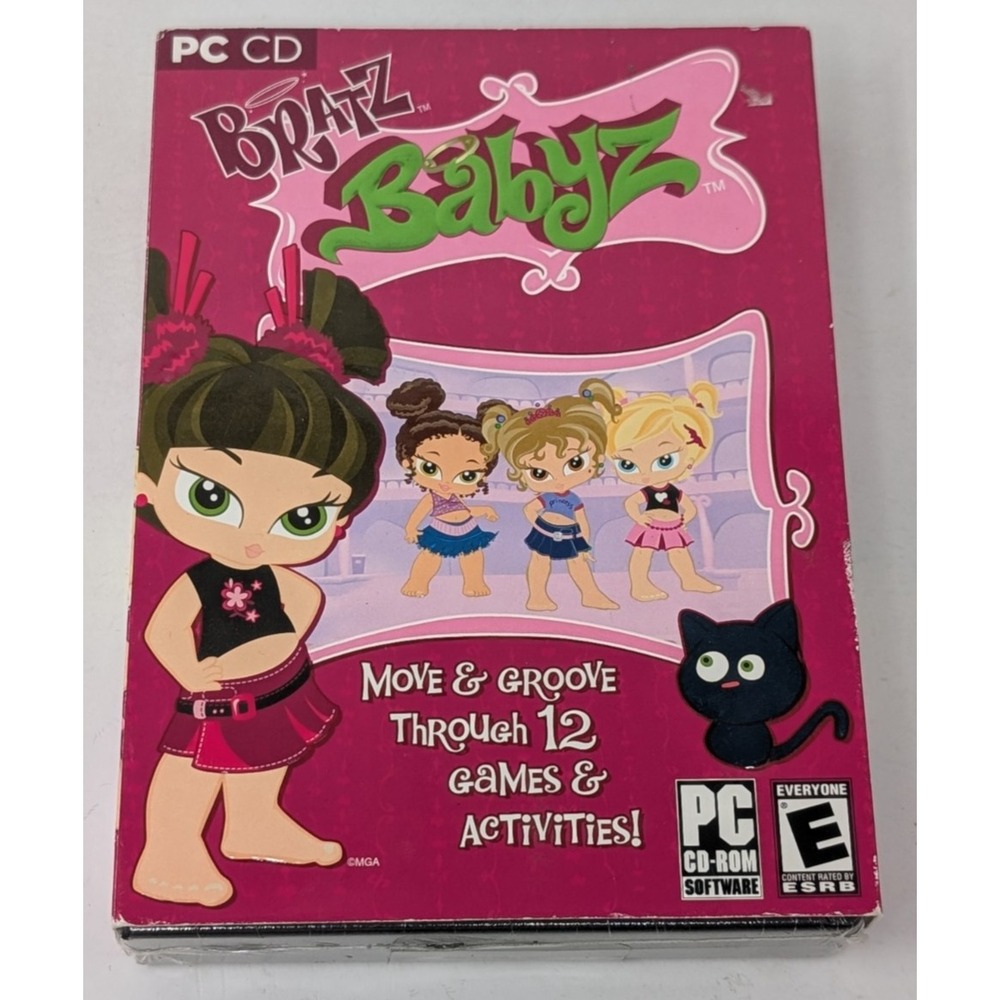 Bratz Babyz PC Game Video Game‎ Y2K Vintage NEW SEALED  Windows XP 2000 ME 98